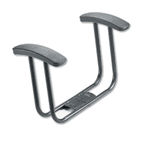HON T-Arms for ComforTask Series Swivel Task Chairs, Black HON5991T