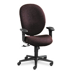 HON Unanimous High-Back Executive Chair, Claret Burgundy Fabric HON7602BW69T