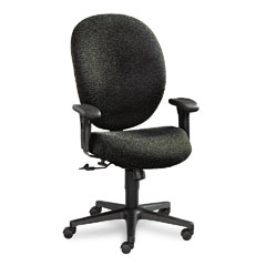 HON Unanimous High-Back Executive Chair, Iron Gray Fabric HON7602BW19T