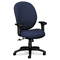HON Unanimous High-Back Executive Chair, Navy Blue Fabric HON7602BW90T