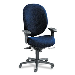 HON Unanimous High-Performance High-Back Executive Chair, Navy Blue Fabric HON7608BW90T