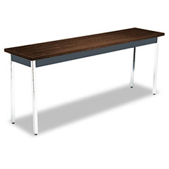 HON Utility Table, Rectangular, 72w x 18d x 29h, Columbian Walnut HONUTM1872ZPCHR