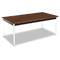 HON Utility Table, Rectangular, 72w x 36d x 29h, Columbian Walnut HONUTM3672ZPCHR