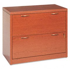 HON Valido 11500 Series 2-Drawer Lateral File, 36w x 20d x 29-1/2h, Bourbon Cherry HON11563ABHH