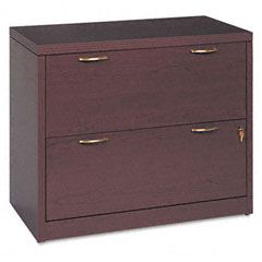 HON Valido 11500 Series 2-Drawer Lateral File, 36w x 20d x 29-1/2h, Mahogany HON11563AFNN
