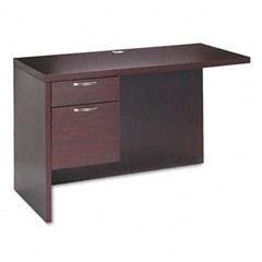 HON Valido 11500 Series Left Return, 48w x 24d x 29-1/2h, Mahogany HON11516LAFNN