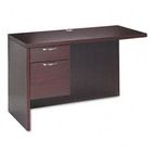 HON Valido 11500 Series Left Return, 48w x 24d x 29-1/2h, Mahogany HON11516LAFNN