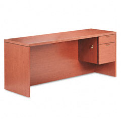 HON Valido 11500 Series Right Pedestal Credenza, 72w x 24d x 29-1/2h, Bourbon Cherry HON11545RABHH