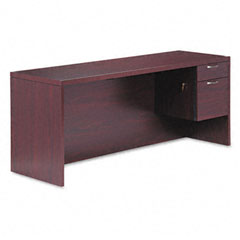 HON Valido 11500 Series Right Pedestal Credenza, 72w x 24d x 29-1/2h, Mahogany HON11545RAFNN