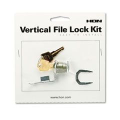 HON Vertical File Lock Kit, Chrome HONF24
