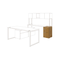 HON Voi Box/Box/File Support Pedestal, 16w x 20d x 28-1/2h, Harvest HONVSP20XC