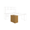 HON Voi Box/Box/File Support Pedestal, 16w x 30d x 28-1/2h, Harvest HONVSP30XC