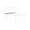 HON Voi Rectangular Worksurface, 72w x 20d, Harvest HONVTR72AC