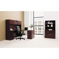 HON Voi Rectangular Worksurface, 72w x 30d, Mahogany HONVTR72CN