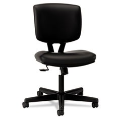 HON Volt Series Task Chair with Synchro-Tilt, Black Leather HON5703SB11T