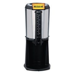 Hormel Thermal Beverage Dispenser, Gravity, 2.5 Liter, Stainless Steel/Black HOR410225