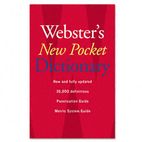 Houghton Mifflin Websters New Pocket Dictionary, Paperback, 336 Pages HOU1019934