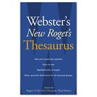 Houghton Mifflin Webster's New Roget's Thesaurus Office Edition, Paperback, 544 Pages HOU1020958