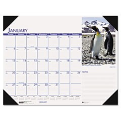 House of Doolittle Beautiful Wildlife Photographic Monthly Desk Pad Calendar, 18-1/2 x 13, 2013 HOD1726