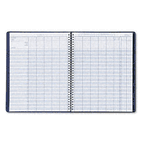 House of Doolittle Class Book, Embossed Leather-Like Cover, 11 x 8-1/2, Blue HOD51407