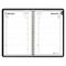 House of Doolittle Daily Appointment Book, 15-Minute Apppointments, 5 x 8, Black, 2012 HOD28802