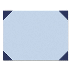 House of Doolittle Ecotones Desk Pad, 25-Sheet Pad, 22 x 17, Ocean Blue/Blue Denim HOD440