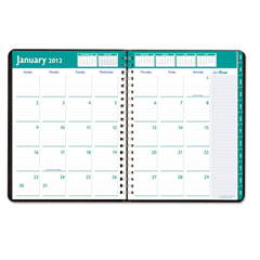 House of Doolittle Express Track Weekly/Monthly Appointment Book, 8-1/2 x 11, Black, 2012-2013 HOD29602