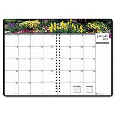 House of Doolittle Gardens of the World Ruled Monthly Planner, 7 x 10, Black, 2012 HOD264632