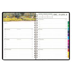 House of Doolittle Gardens of the World Weekly/Monthly Planner, 7 x 10, Black, 2012 HOD294632