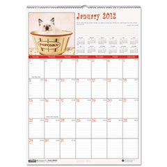 House of Doolittle Kittens Monthly Wall Calendar, 12 x 16-1/2, 2012 HOD3662