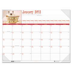 House of Doolittle Kittens Photographic Monthly Desk Pad Calendar, 22 x 17, 2012 HOD191