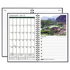 House of Doolittle Monthly Pocket Size Golf Course Appointment Planner, 5 x 8, 2012 HOD26642