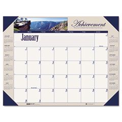House of Doolittle Motivational Photographic Monthly Desk Pad Calendar, 22 x 17, 2012 HOD175
