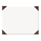 House of Doolittle Refillable Compact Doodle Pad, 18 1/2 x 13, White/Brown HOD400003