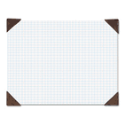 House of Doolittle Refillable Compact Doodle Pad, Ruled Pad, 18 1/2 x 13, White/Brown HOD410003