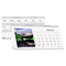 House of Doolittle Scenic Photos Desk Tent Monthly Calendar, 8-1/2 x 4-1/2, 2012 HOD3649