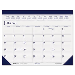 House of Doolittle Two-Color Academic 14-Month Desk Pad Calendar, 22 x 17, 2012-2013 HOD155HD