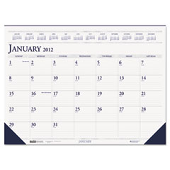 House of Doolittle Two-Color Monthly Desk Pad Calendar, 22 x 17, 2012 HOD150HD