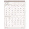 House of Doolittle Two-Months-per-Page Wall Calendar in Punched Leatherette Binding, 20 x 26, 2012 HOD370