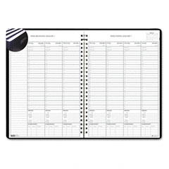 House of Doolittle Weekly Planner w/Expense Log, 8-1/2 x 11, Blue, 2012 HOD27139