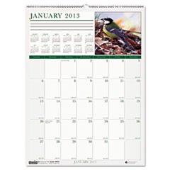 House of Doolittle Wild Birds Monthly Wall Calendar, 12 x 16-1/2, 2013 HOD3712