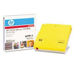 HP 1/2" Ultrium LTO-3 Cartridge, 2200ft, 400GB Native/800GB Compressed Capacity HEWC7973W
