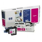 HP C4822A (HP80) Printhead & Cleaner, Magenta HEWC4822A