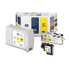 HP C5081A (HP 90) Ink/Printhead/Printhead Cleaner, Yellow HEWC5081A