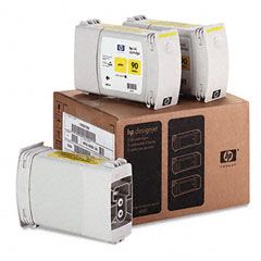 HP C5085A (HP 90) Ink, 3/Pack, Yellow HEWC5085A