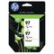 HP C9349FN (HP 97) Ink, 560 Page-Yield, 2/Pack, Tri-Color HEWC9349FN