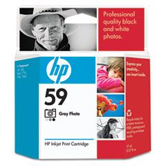 HP C9359AN (HP 59) Ink, 100 Page-Yield, Photo Gray HEWC9359AM