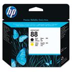 HP C9381A (HP88) Printhead Cartridge, Black/Yellow HEWC9381A