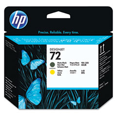 HP C9384A (HP72) Printhead, Black/Yellow HEWC9384A