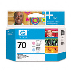 HP C9405A (HP70) Printhead, Magenta/Light Cyan HEWC9405A